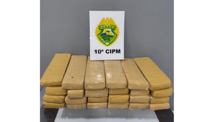 Laranjeiras - Maconha é apreendida em ônibus e homem é preso